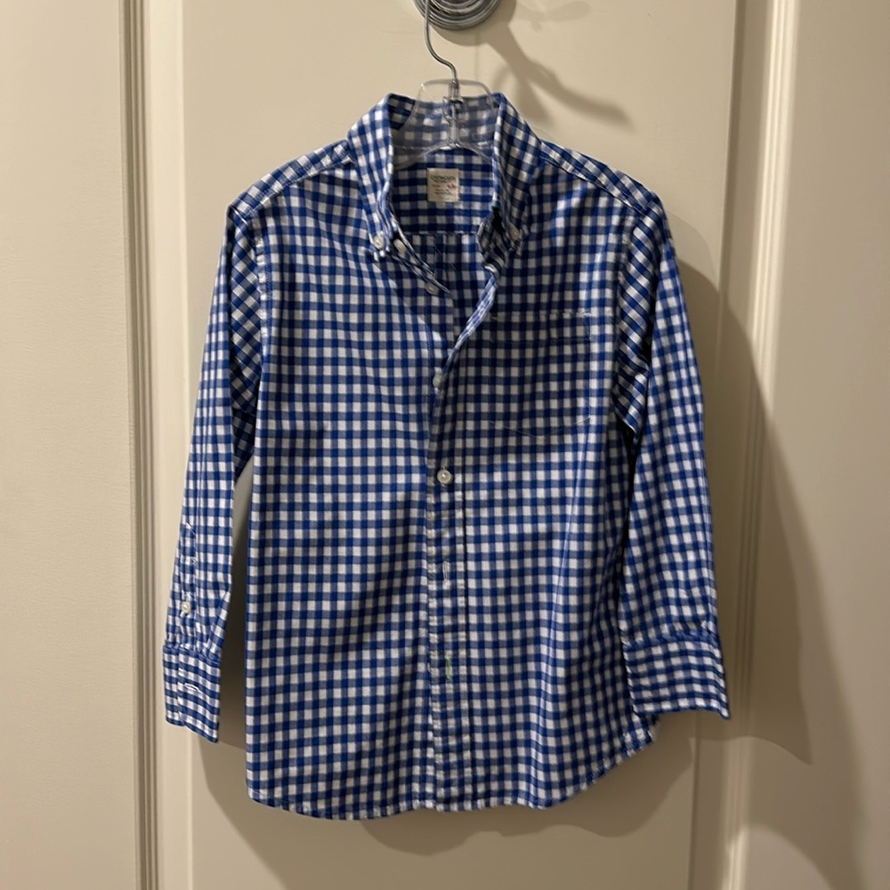Crewcuts Boys Gingham Buttondown